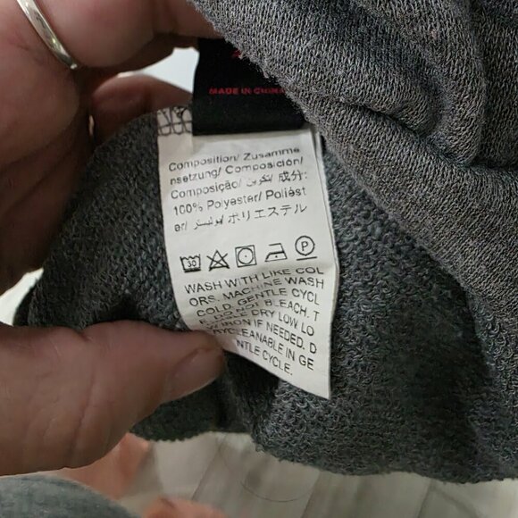 Romwe Grey Zip Up Hoodie with Graphic Print – Women’s Medium - Picture 8 of 10